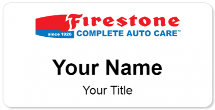 Custom name badges for Firestone