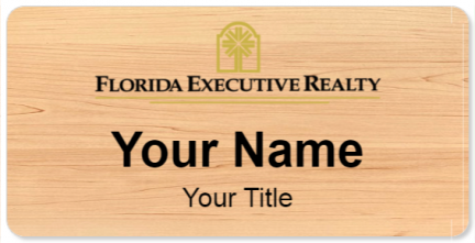 Custom name badges for Florida Executive Realty