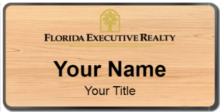 Custom name badges for Florida Executive Realty
