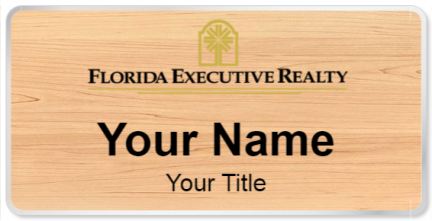 Custom name badges for Florida Executive Realty