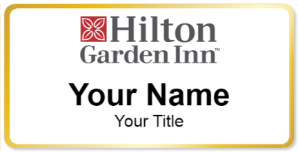 Custom name badges for Hilton Garden Inn