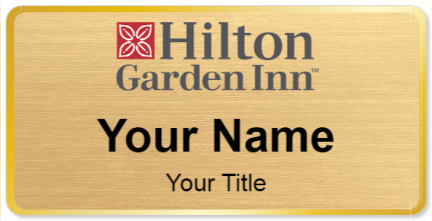 Custom name badges for Hilton Garden Inn