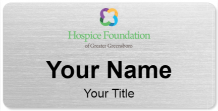 Custom name badges for Hospice Foundation