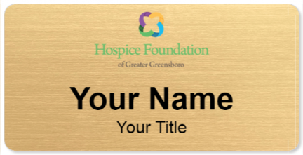 Custom name badges for Hospice Foundation