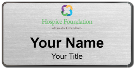 Custom name badges for Hospice Foundation
