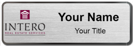 Custom name badges for Intero Real Estate
