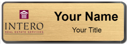 Custom name badges for Intero Real Estate