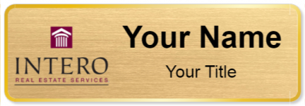 Custom name badges for Intero Real Estate