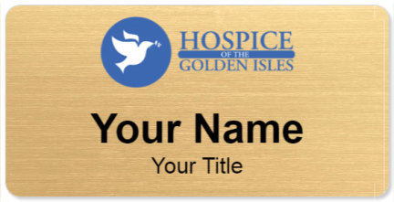 Custom name badges for Hospice Golden Isles