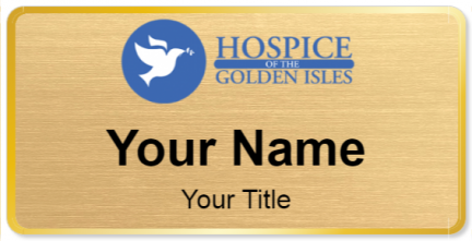 Custom name badges for Hospice Golden Isles