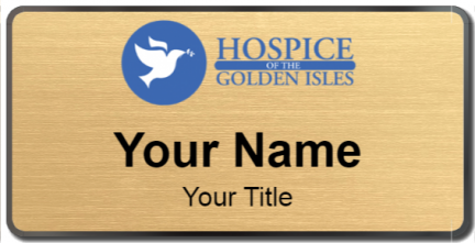 Custom name badges for Hospice Golden Isles