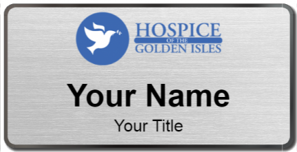 Custom name badges for Hospice Golden Isles