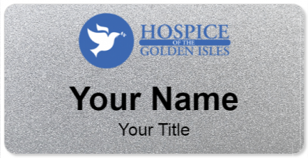 Custom name badges for Hospice Golden Isles