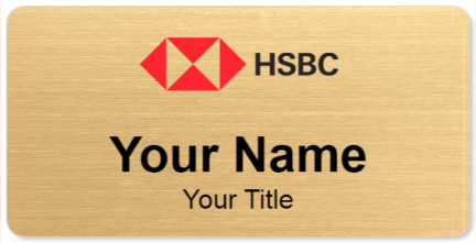Custom name badges for HSBC