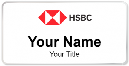 Custom name badges for HSBC