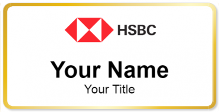 Custom name badges for HSBC