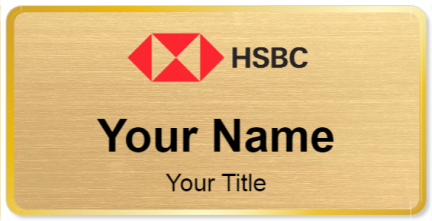 Custom name badges for HSBC