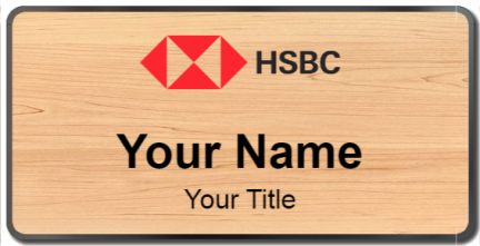 Custom name badges for HSBC