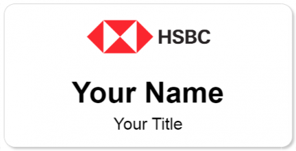 Custom name badges for HSBC