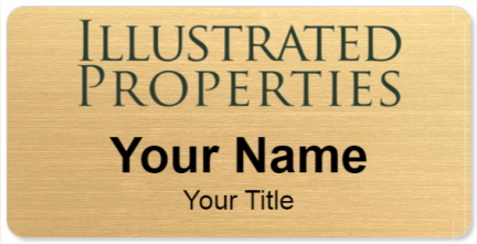 Custom name badges for Illustrated Properties