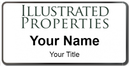Custom name badges for Illustrated Properties