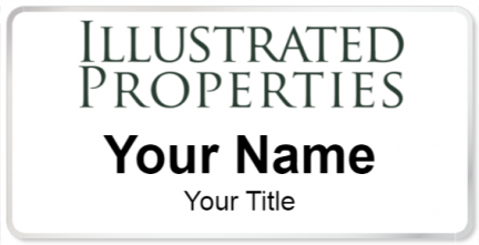 Custom name badges for Illustrated Properties