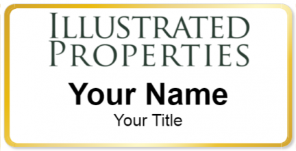 Custom name badges for Illustrated Properties