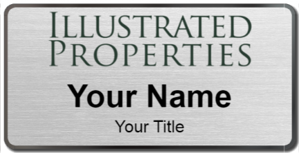 Custom name badges for Illustrated Properties