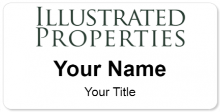 Custom name badges for Illustrated Properties