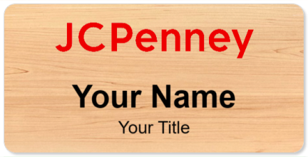 Custom name badges for JCPenney