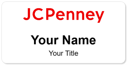 Custom name badges for JCPenney
