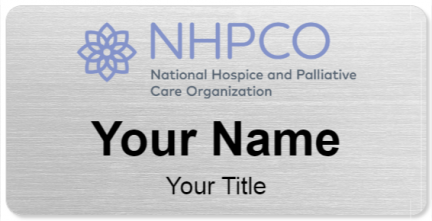 Custom name badges for National Hospice & Palliative Care Organization