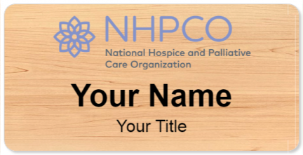 Custom name badges for National Hospice & Palliative Care Organization