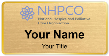 Custom name badges for National Hospice & Palliative Care Organization