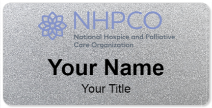 Custom name badges for National Hospice & Palliative Care Organization