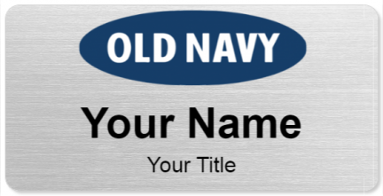 Custom name badges for Old Navy
