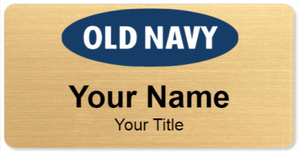 Custom name badges for Old Navy