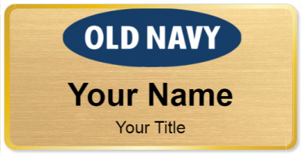 Custom name badges for Old Navy