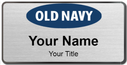Custom name badges for Old Navy