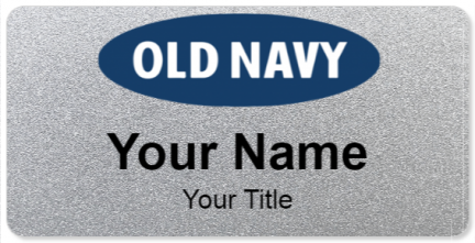 Custom name badges for Old Navy