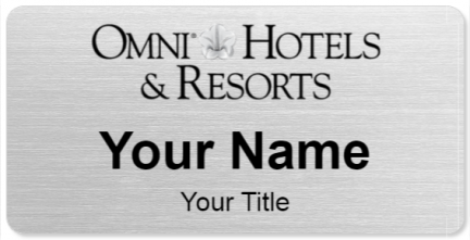 Custom name badges for Omni Hotels & Resorts