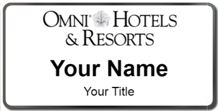 Custom name badges for Omni Hotels & Resorts