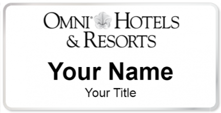 Custom name badges for Omni Hotels & Resorts