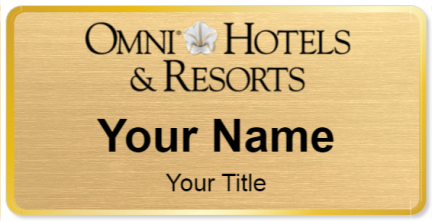 Custom name badges for Omni Hotels & Resorts