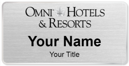 Custom name badges for Omni Hotels & Resorts