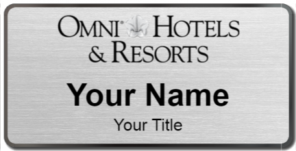 Custom name badges for Omni Hotels & Resorts