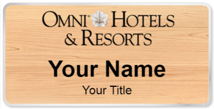 Custom name badges for Omni Hotels & Resorts
