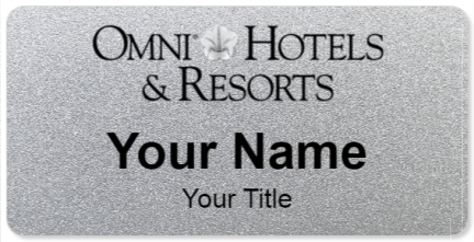 Custom name badges for Omni Hotels & Resorts