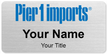 Custom name badges for Pier 1 Imports