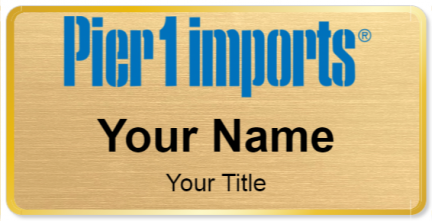 Custom name badges for Pier 1 Imports